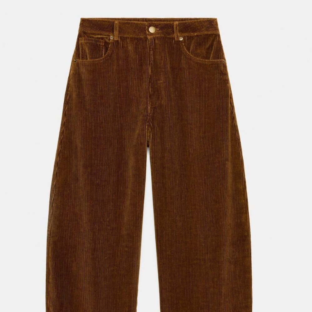 BALLOON CORDUROY PANTS WITH POCKETS